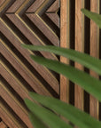 The Geometric Wood Slat series